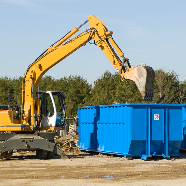 can i choose the location where the residential dumpster will be placed in Custer MT